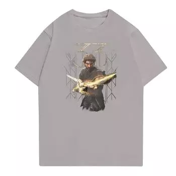 Модные топы Aldult с круглым вырезом и коротким рукавом для работы, принтованные топы для лета M