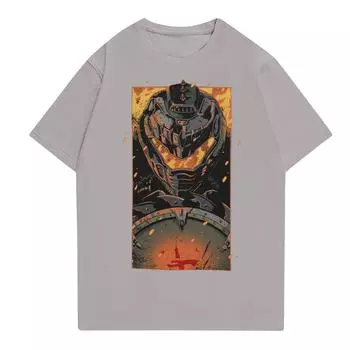 Модные топы Aldult с круглым вырезом и коротким рукавом для работы, принтованные топы для лета XL