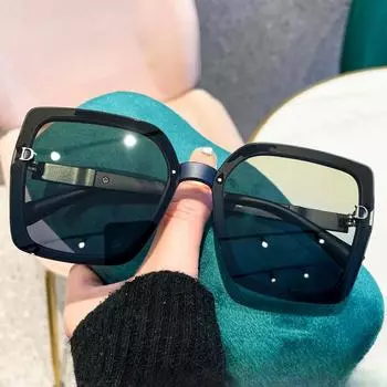 Модные трендовые солнцезащитные очки в квадратной оправе с надписью Advanced Sense D Tik Tok, поляризованные индивидуальные солнцезащитные очки для женщин