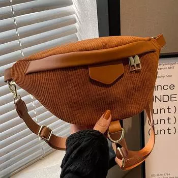 Модные трендовые женские поясные сумки, простые однотонные, большой емкости, студенческие поясные сумки, уличный стиль, крутая женская сумка через плечо на груди