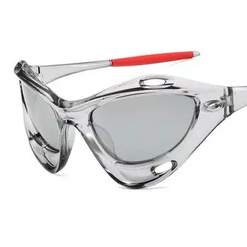 Модные тренды большого размера Y2k, солнцезащитные очки в стиле стимпанк для женщин и мужчин, спортивные солнцезащитные очки, очки в готическом стиле в стиле панк, Uv400 De Sol Oculos