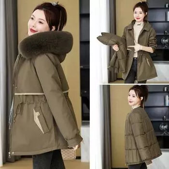 МОДНЫЕ три вида ношения новые женские съемные подкладки с хлопковым утолщенным пирогом для преодоления средней и длинной талии с хлопковой подкладкой Одежда M чёрный