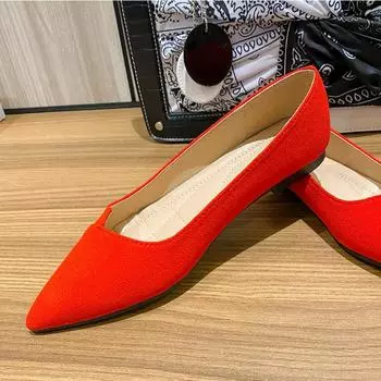 Модные туфли на плоской подошве для женщин, новые универсальные туфли с острым носком, мягкие туфли на плоской подошве для женщин, удобная рабочая обувь для работы, Zapatos De Mujer 35 розовый