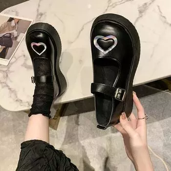 Модные туфли в стиле Лолиты, женские туфли Мэри Джейн, школьницы, студентки, студентки, милые туфли в стиле JK, туфли Мэри Джейн на низком каблуке, женские туфли-лодочки 35