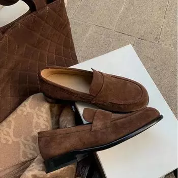 Модные туфли в стиле ретро, женские туфли-лоферы из натуральной кожи, женские туфли Sapatos Femininos Sepatu Wanita Kulit Asli Slip-On Round Toe Low 34