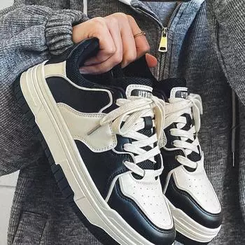 Модные удобные весенние мужские туфли Tide Hundred Niche Students American Board Shoes Толстая подошва Спортивные туфли Tide 39