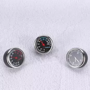 Модные украшения Автомобильные аксессуары Кварцевые часы Гигрометр Цифровые часы Термометр 1