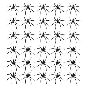 Модные украшения фестиваль 50 шт Хэллоуин пауки шутка поддельные смешные розыгрыши декоративные реалистичные реквизиты для вечеринки