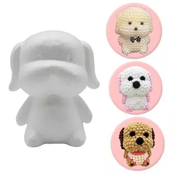 Модные украшения фестиваль ручной работы DIY кролик искусственная собака моделирование жемчужная пена подарок настольный орнамент декор Dog