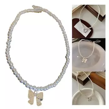 Модные украшения на шею, стильное ожерелье с подвеской, элегантное ожерелье с бусинами, материал из сплава, идеальный подарок для модного любовника