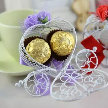 Модные украшения, праздничные сувениры, карета на день рождения, металлическое сердце, свадебная шоколадная вечеринка, коробка конфет, подарок розовый