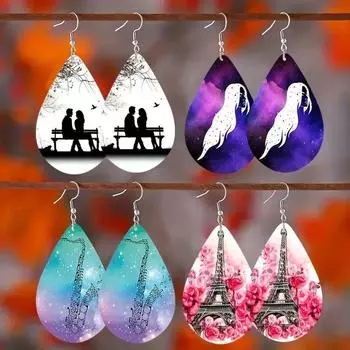 Модные украшения, серьги ко Дню святого Валентина для женщин 1