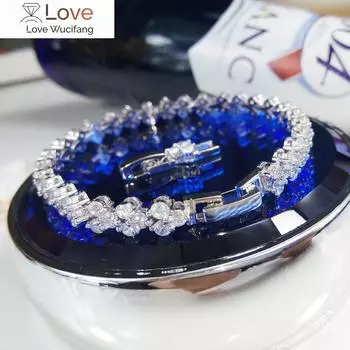 Модные украшения Webcolor Свадебные украшения Браслет с подвесками из кристаллов Crystal From Austrianfor Women Рождественский подарок