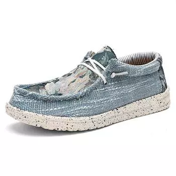 Модные ультралегкие мужские повседневные парусиновые туфли, удобные мужские мокасины, дышащие туфли без застежек на плоской подошве, мужские туфли для вождения, прогулочные туфли, большой размер 48 40