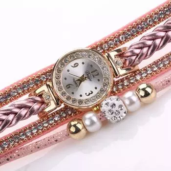 Модные унисекс аналоговые часы с ремешком из кожи изысканные ретро кварцевые модные женские наручные часы винтажные белый