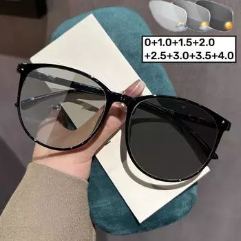 Модные унисекс цветные фотохромные очки классические ретро цветные очки для чтения мужские женские модные HD дальнозоркость пресбиопия 0