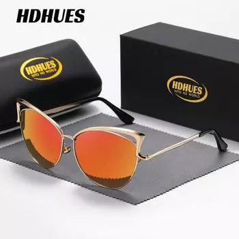 Модные унисекс металлические поляризационные солнцезащитные очки с цветной поляризацией, UV400 серый