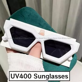 Модные унисекс модные солнцезащитные очки «кошачий глаз» для путешествий на открытом воздухе UV400 защитные очки для глаз женские мужские модные хип-хоп панк солнцезащитные очки