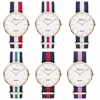 Модные унисекс спортивные популярные наручные часы высокого качества, ткань. Нейлоновая пряжка, ремень, горячая распродажа, унисекс, ремешок для часов, армейский мужской подарок, кварцевые женские повседневные 1