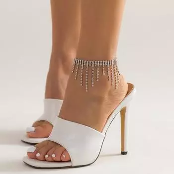 Модные универсальные аксессуары Персонализированный нишевый многослойный браслет на щиколотку с бахромой