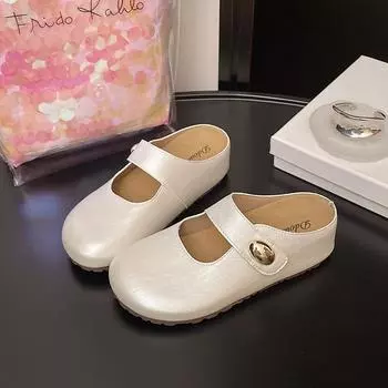 Модные универсальные туфли на скрытой платформе, повышающие рост, темпераментная сумка, полушлепанцы, женские летние новые, для повседневной носки, женская обувь 35