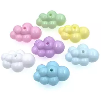 Модные ювелирные изделия аксессуары однотонные 5 шт браслет изготовление россыпью бусины своими руками материал бусины облако бусины для ожерелья жёлтый