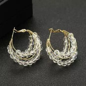 Модные ювелирные изделия из медного циркона для женщин золотой