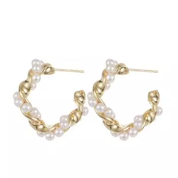 Модные ювелирные изделия из медного циркона для женщин Gold 1