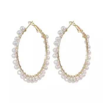 Модные ювелирные изделия из смолы, серьги для женщин белый