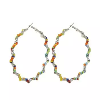 Модные ювелирные изделия из смолы, серьги для женщин чёрный