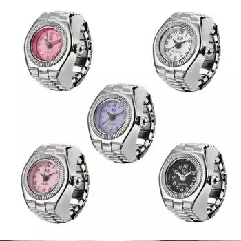 Модные ювелирные изделия, крутые эластичные хип-хоп панк-часы, кольца для женщин и мужчин, эластичные кварцевые часы для пары, винтажная мода