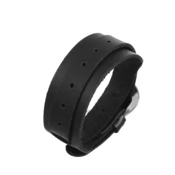 Модные ювелирные изделия ручной работы браслет из натуральной кожи с плетением манжет для мужчин чёрный