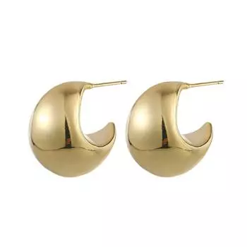 Модные ювелирные медные серьги для женщин золотой