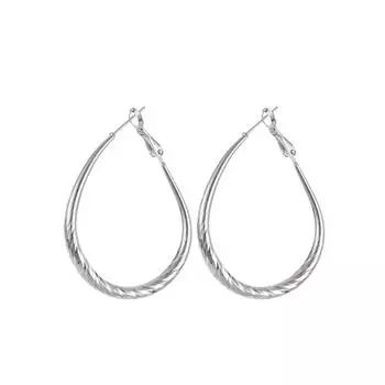 Модные ювелирные медные серьги для женщин серебряный