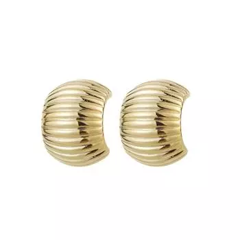 Модные ювелирные медные серьги для женщин золотой