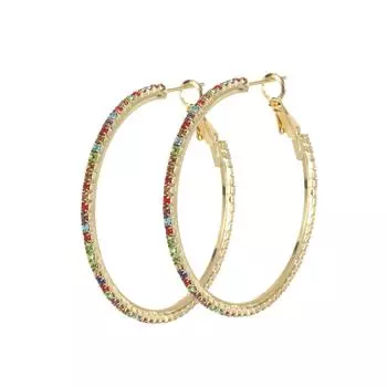 Модные ювелирные медные серьги для женщин золотой