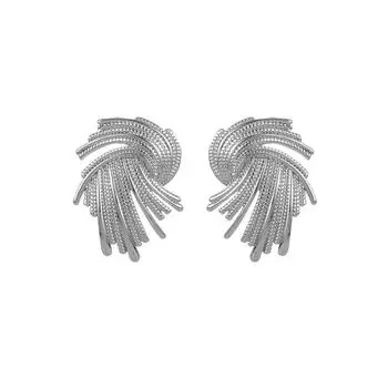 Модные ювелирные медные серьги для женщин золотой