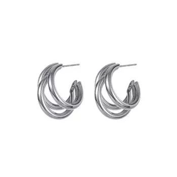 Модные ювелирные медные серьги для женщин золотой