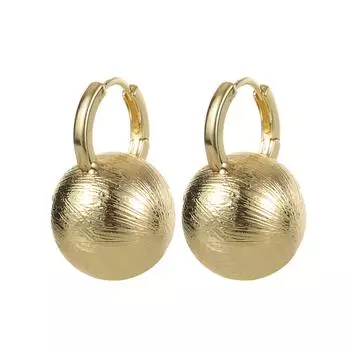 Модные ювелирные медные серьги для женщин золотой