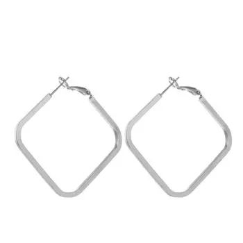 Модные ювелирные медные серьги для женщин серебряный