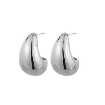 Модные ювелирные медные серьги для женщин золотой