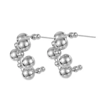 Модные ювелирные медные серьги для женщин золотой