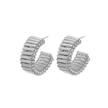 Модные ювелирные медные серьги для женщин золотой