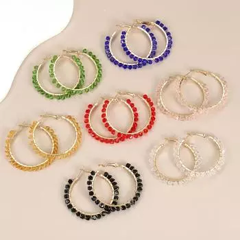 Модные ювелирные серьги из смолы для женщин красный