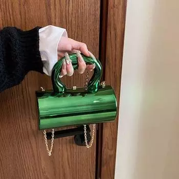 Модные вечерние кошельки, однотонные клатчи для вечеринок, высококачественная сумка через плечо для ужина чёрный