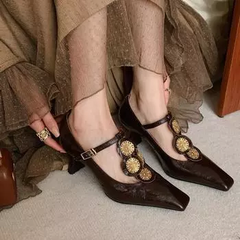 Модные вечерние туфли на каблуках женские туфли с открытым носком на высоком каблуке для женщин туфли-лодочки женские свадебные туфли на каблуке для офиса современные туфли 2401 35 чёрный