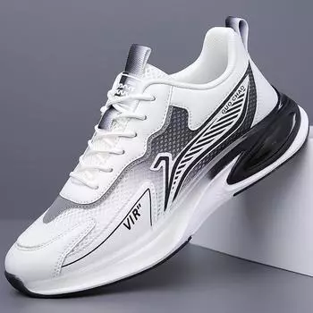 Модные весенне-осенние дизайнерские новые мужские туфли с сетчатой выемкой на платформе, модные повседневные кроссовки для мужчин на мягкой подошве 38