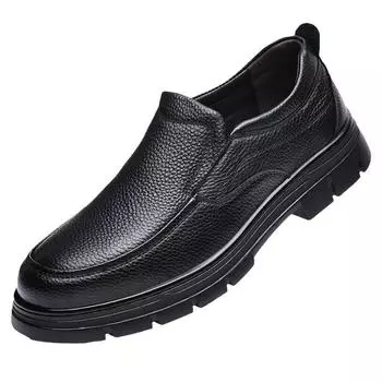 Модные весенне-осенние модные повседневные кожаные туфли для мужчин, дизайнерские новые туфли на танкетке с мягкой подошвой, модные повседневные мокасины для мужчин 38