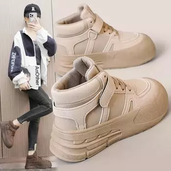 Модные весенние и осенние модные дышащие и удобные новые повседневные плоские кроссовки модные туфли на толстой подошве из вулканизированной стали 35 верблюд