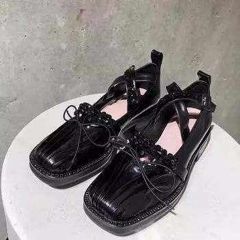 Модные весенние женские балетки на плоской подошве с ажурным принтом, женские туфли на плоской подошве с круглым носком, со стразами и пряжкой, однотонные повседневные дизайнерские туфли 35 белый